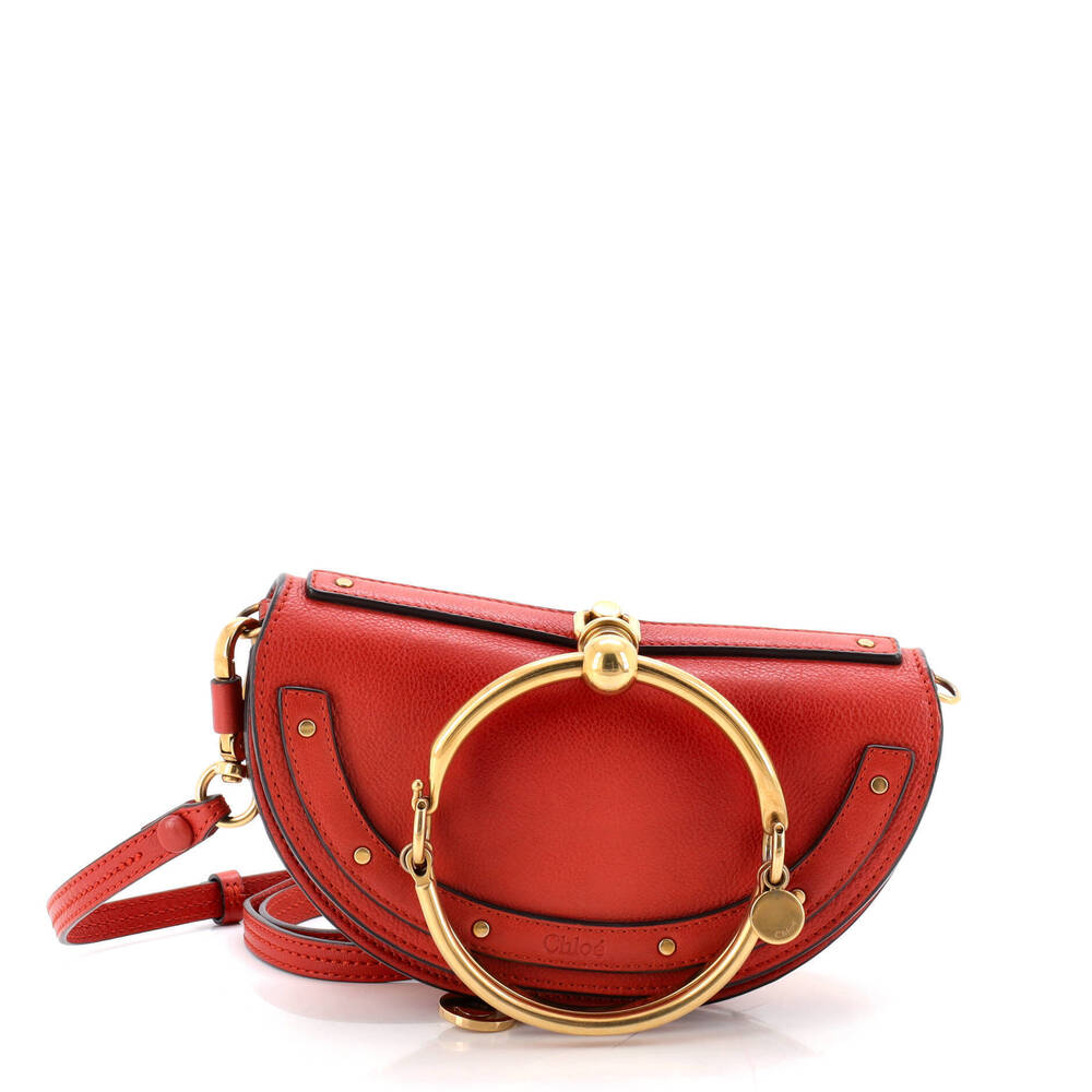 Chloe Mini Nile Crossbody Bag Leather
